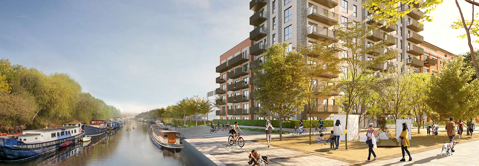 hayes village exterior banner 2