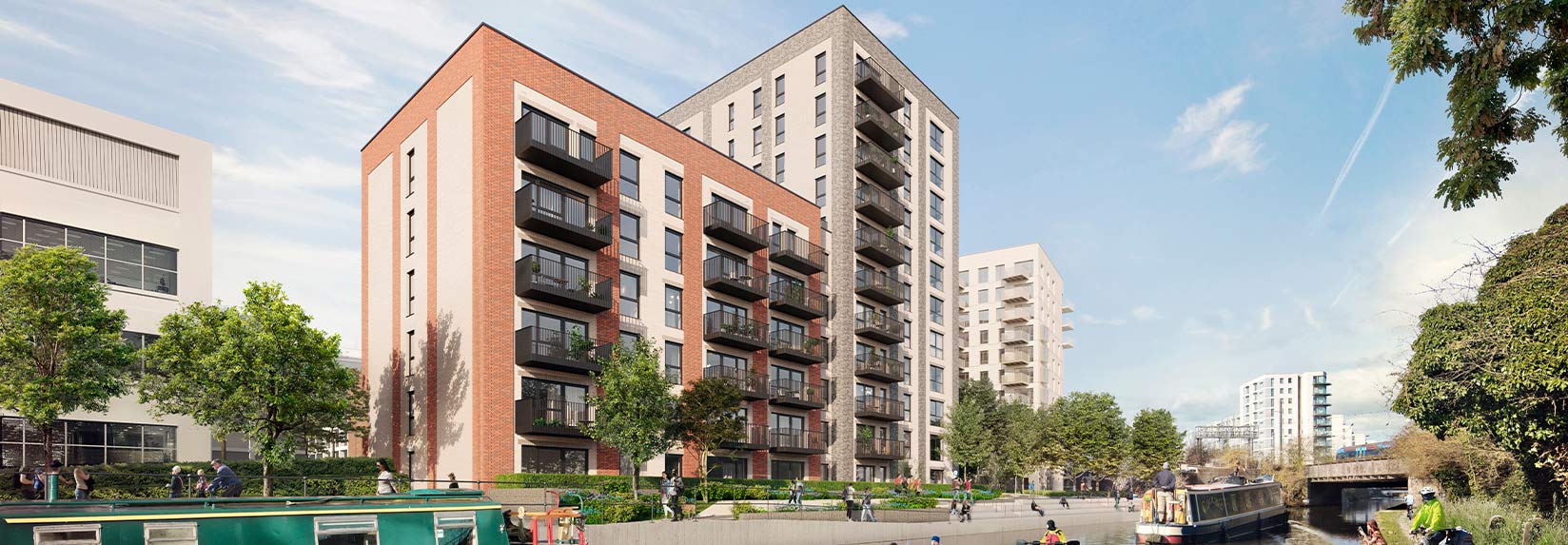 hayes village exterior banner 3