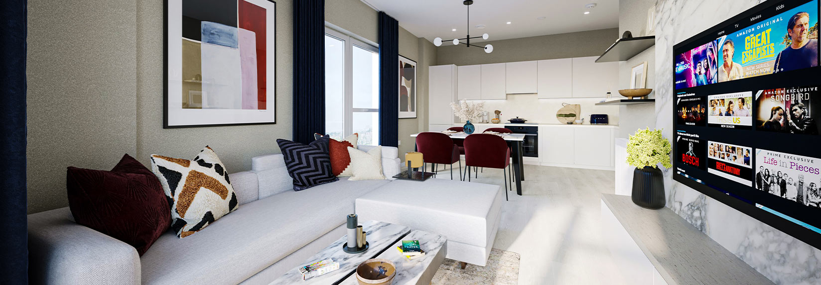 Banner hayes village exterior banner 6