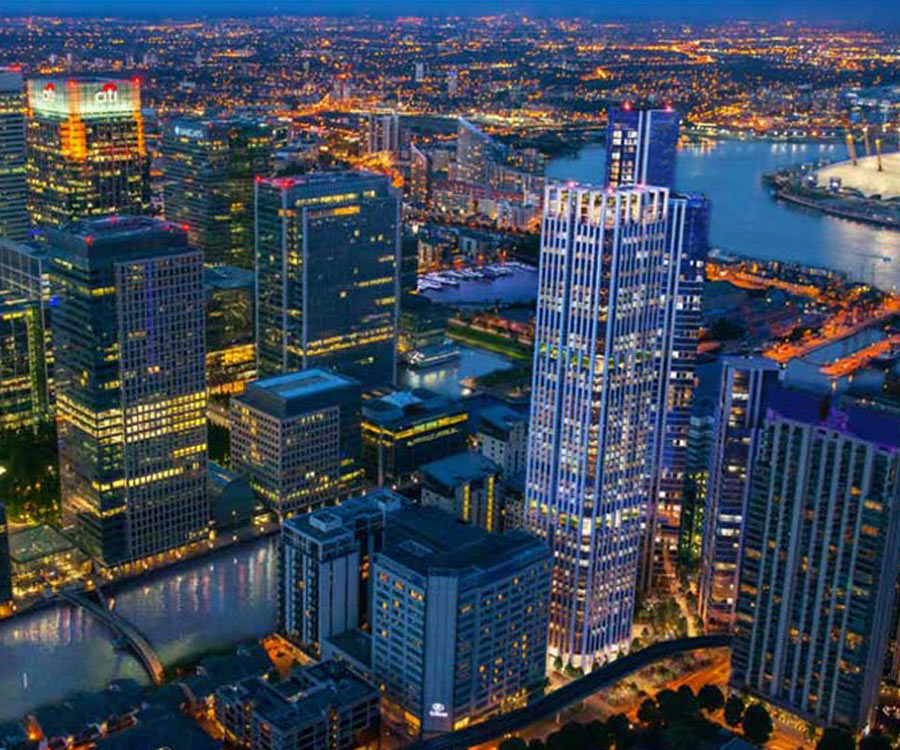 Luxury apartments in Canary Wharf