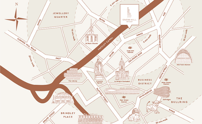 Snow Hill Wharf, 伯明翰 B4 6LJ