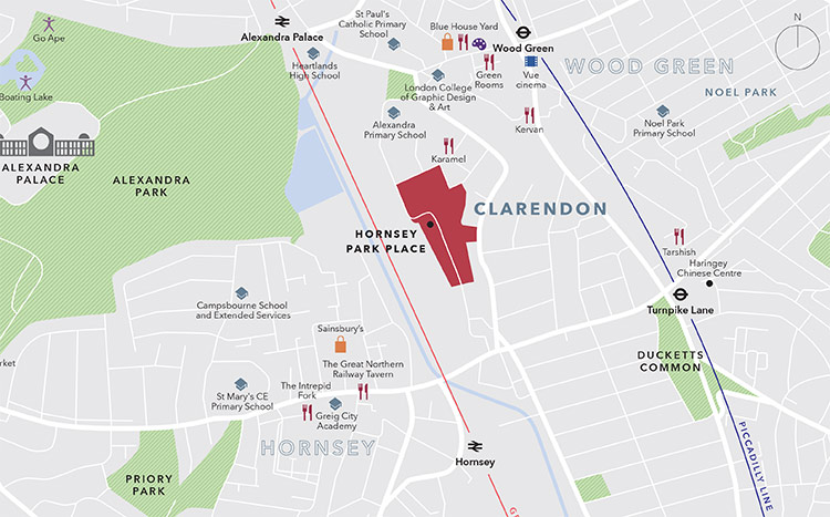 Clarendon, London N8