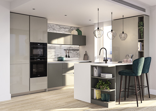 Gallery Bespoke kitchens with high quality appliances