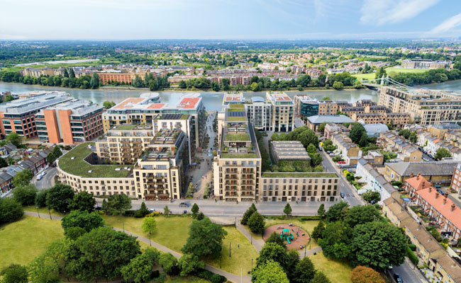 西倫敦泰晤士河畔Fulham Reach濱水棲居