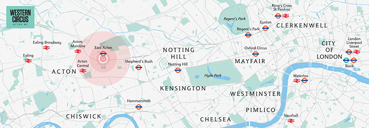 西倫敦2區, 1站到達帝國理工學院,倫敦名牌發展商Barratt全新樓盤!