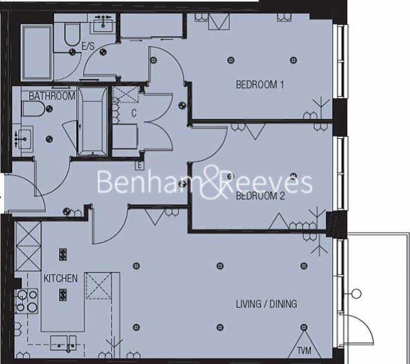 2  bedrooms flat to rent in Longfield Avenue, Ealing, W5-Floorplan