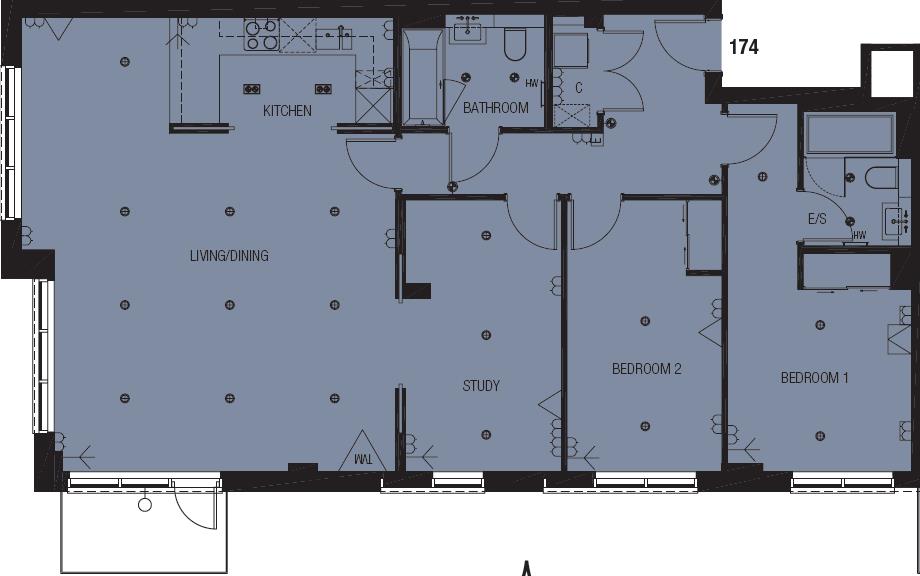 2  bedrooms flat to rent in Longfield Avenue, Ealing, W5-Floorplan
