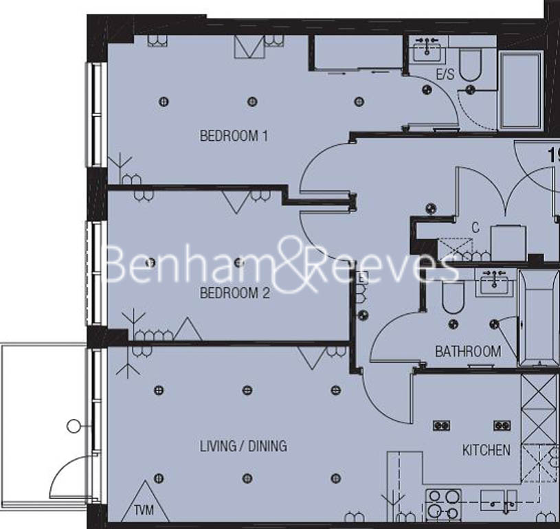 2  bedrooms flat to rent in Longfield Avenue, Ealing W5-Floorplan