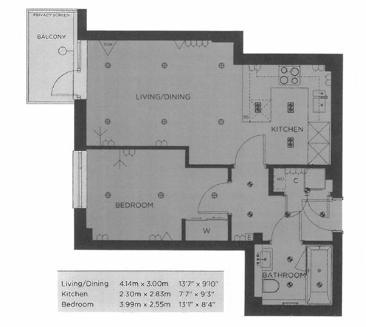 1 bedroom flat to rent in Longfield Avenue, Ealing, W5-Floorplan