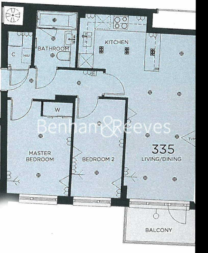 2  bedrooms flat to rent in Longfield Avenue, Ealing, W5-Floorplan