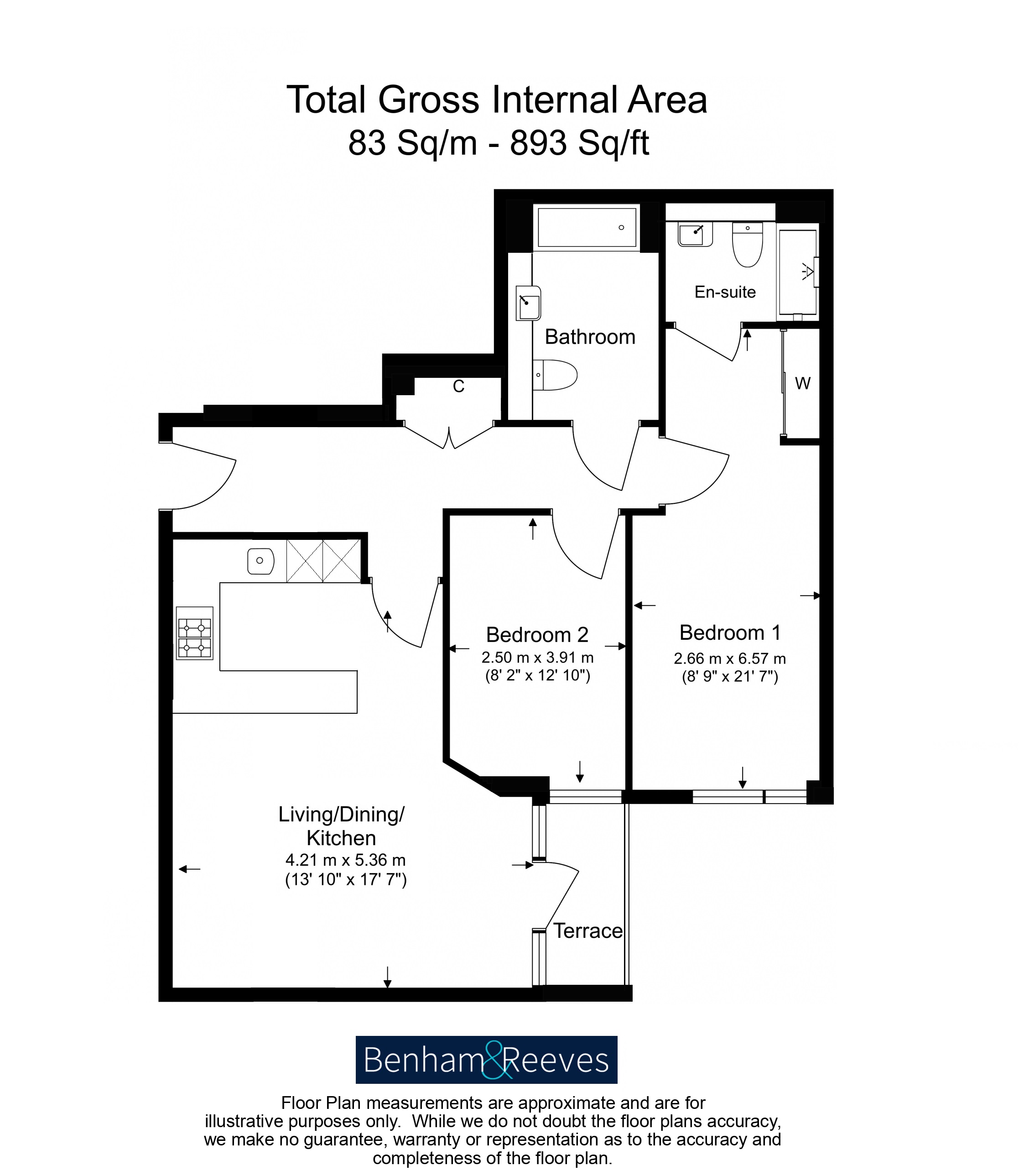 2  bedrooms flat to rent in Longfield Avenue, Ealing, W5-Floorplan