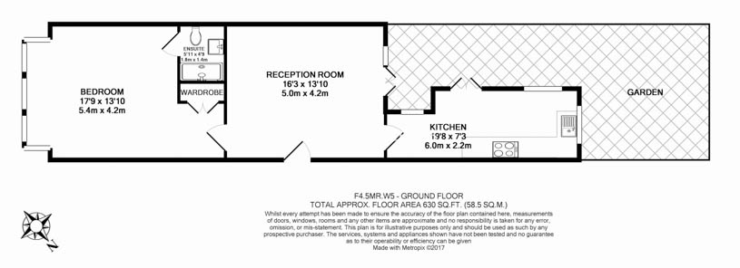 1 bedroom flat to rent in Madeley Road, Ealing, W5-Floorplan