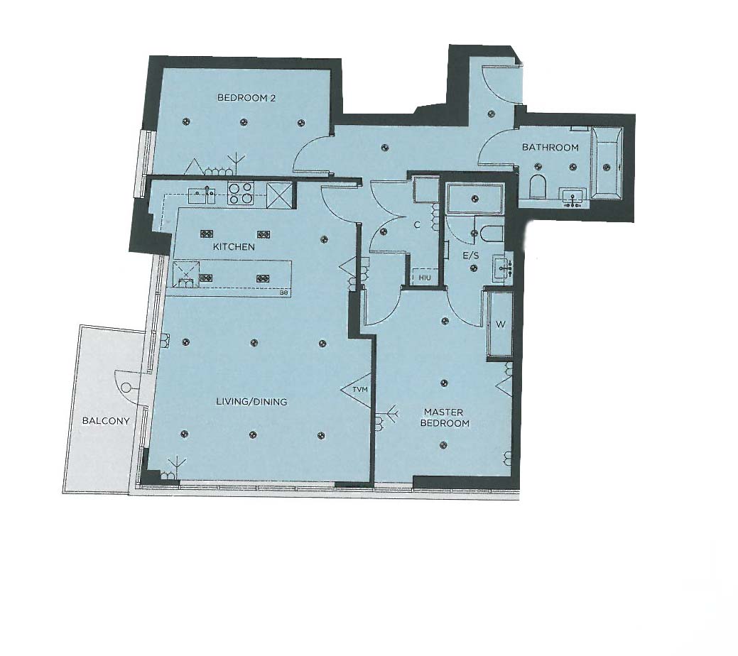 2  bedrooms flat to rent in Longfield Avenue, Ealing, W5-Floorplan