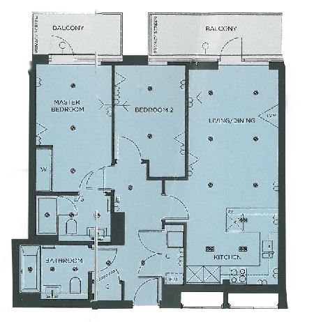 2  bedrooms flat to rent in Longfield Avenue, Ealing, W5-Floorplan