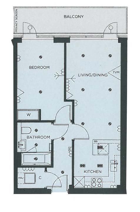 1  bedroom flat to rent in Longfield Avenue, Ealing, W5-Floorplan