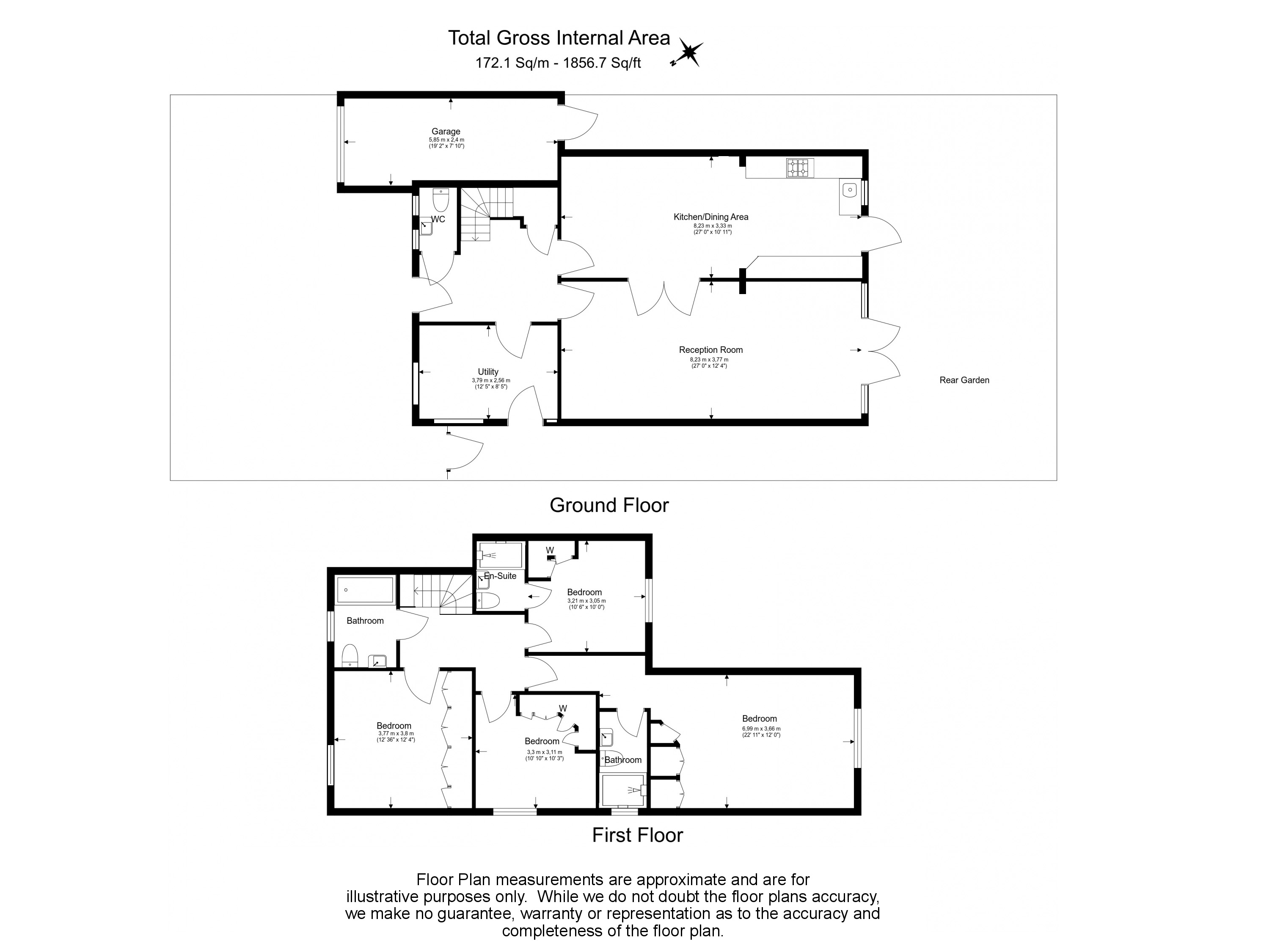 4 bedrooms flat to rent in East Close, Ealing, W5-Floorplan