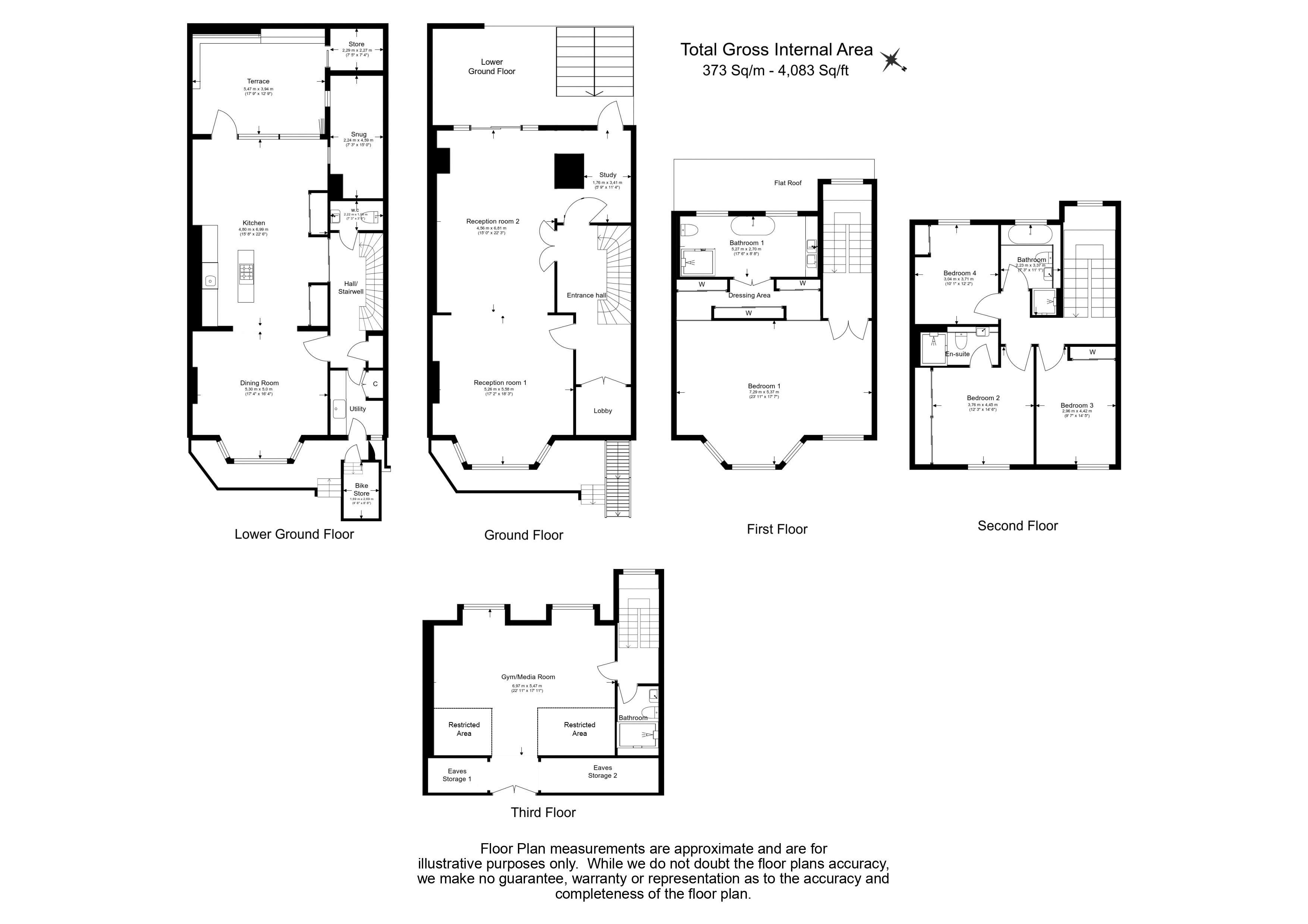 5  bedrooms house to rent in The Common, Ealing, W5-Floorplan