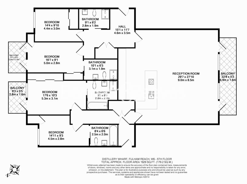 4  bedrooms flat to rent in Regatta Lane, Hammersmith, W6-Floorplan