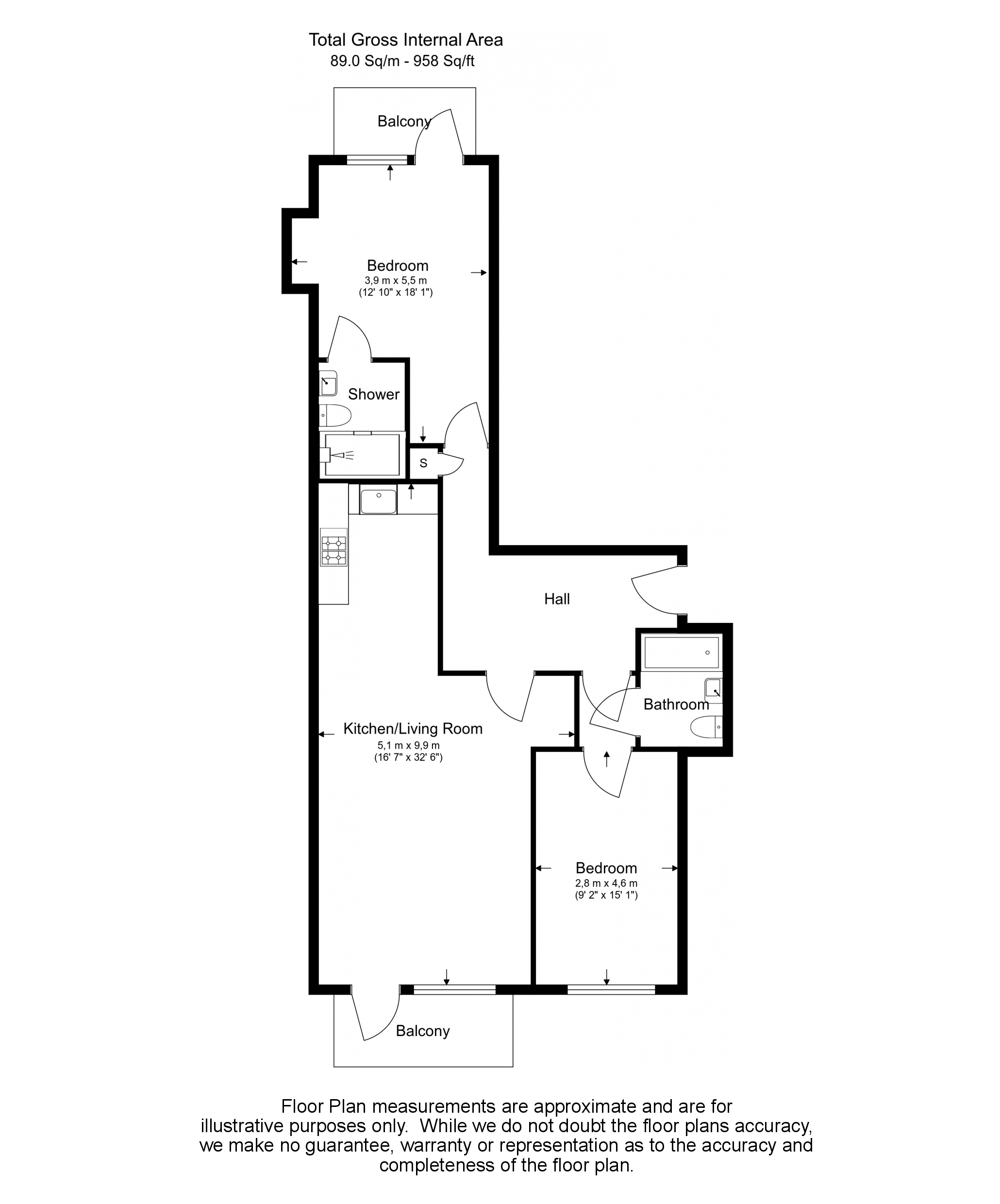 2  bedrooms flat to rent in Distillery Wharf, Tierney Lane, W6-Floorplan