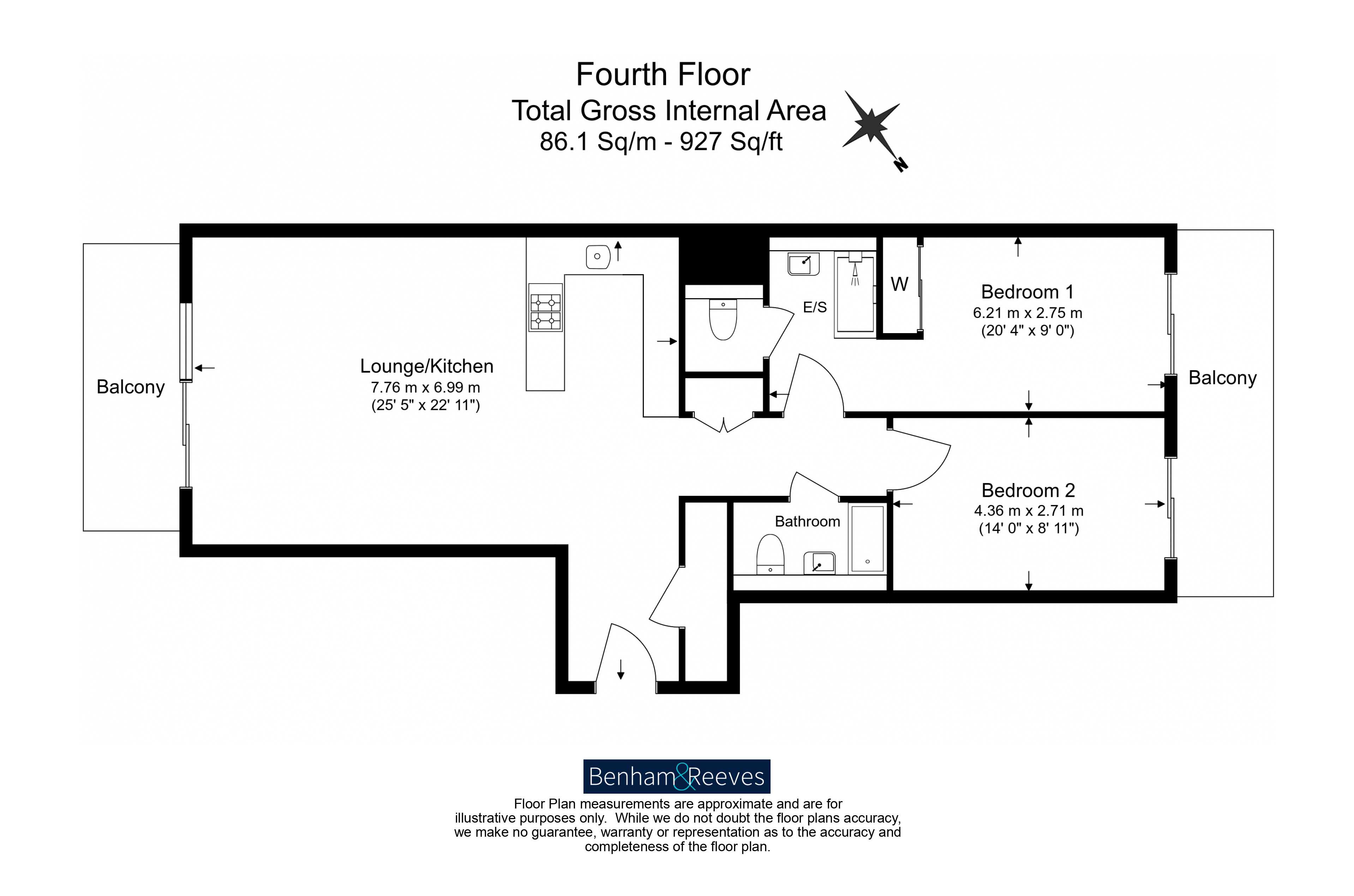 2  bedrooms flat to rent in Crisp Road, Queens Wharf, W6-Floorplan