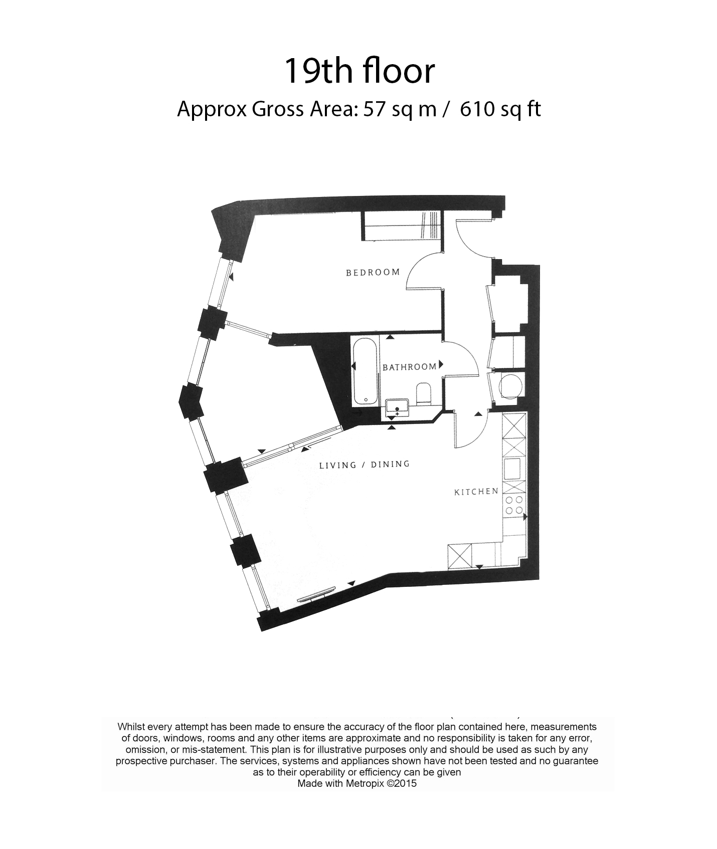 1  bedroom flat to rent in Blackfriars Road, Blackfriars, SE1-Floorplan