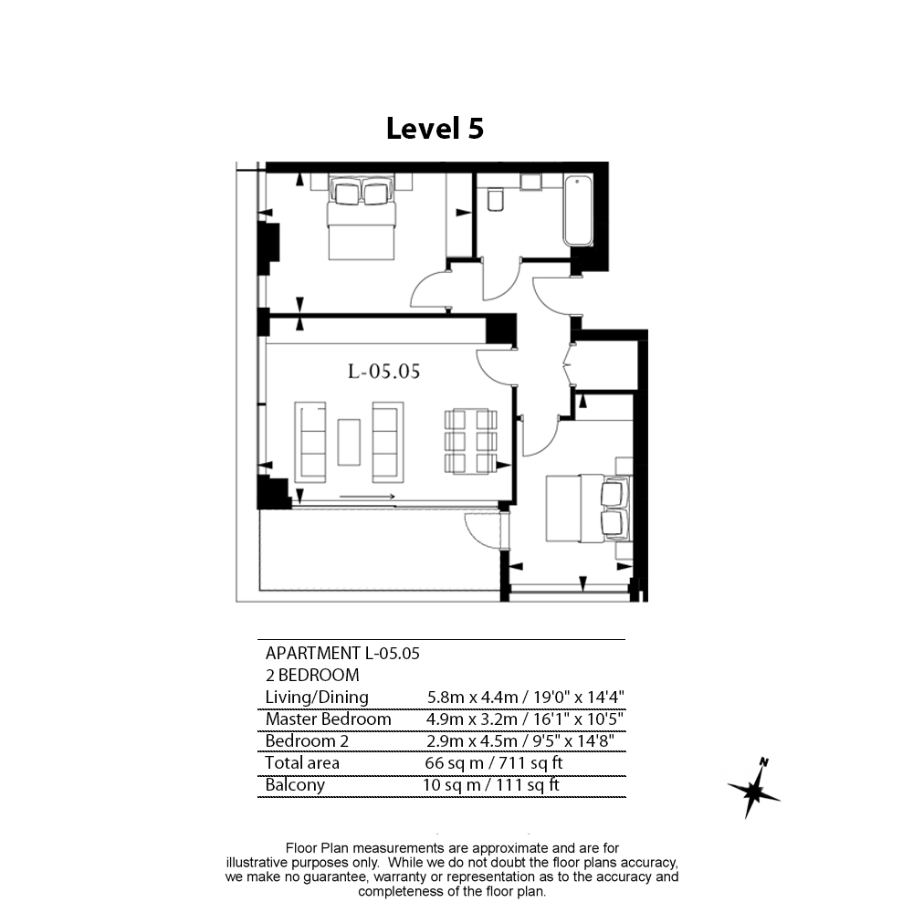 2 bedroom(s) flat to rent in Lavender Place, Royal Mint Gardens, E1-Floorplan