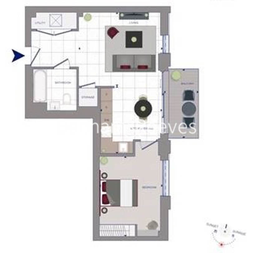 1  bedroom flat to rent in Georgette Apartments, Whitechapel, E1-Floorplan
