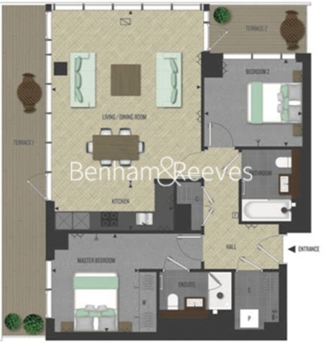 2 bedrooms flat to rent in Merino Gardens, London Dock, E1W-Floorplan