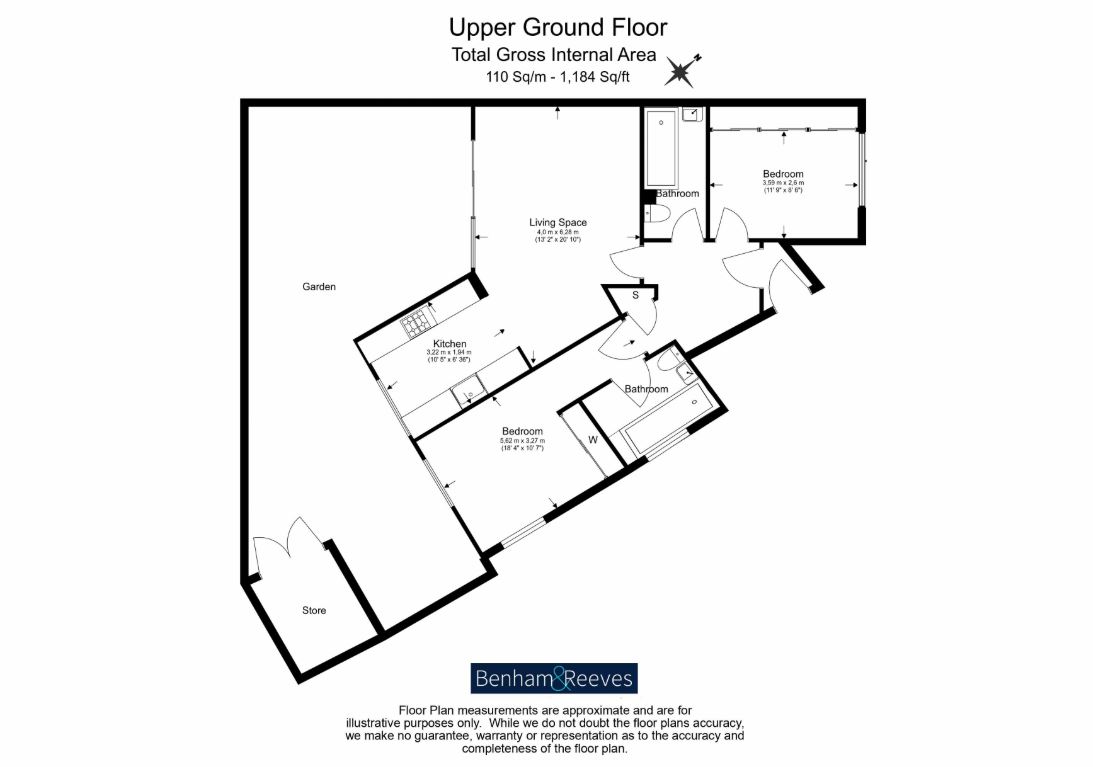 2 bedrooms  for sale in Kennet Street, Wapping, E1W-Floorplan