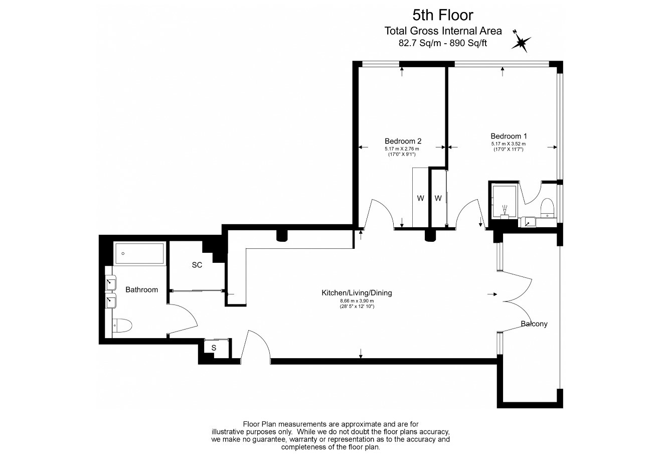 2  bedrooms flat to rent in Pickle Factory, Bermondsey, SE1-Floorplan