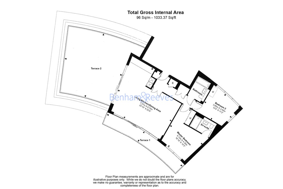 2  bedrooms flat to rent in Pump House Crescent, Brentford, TW8-Floorplan