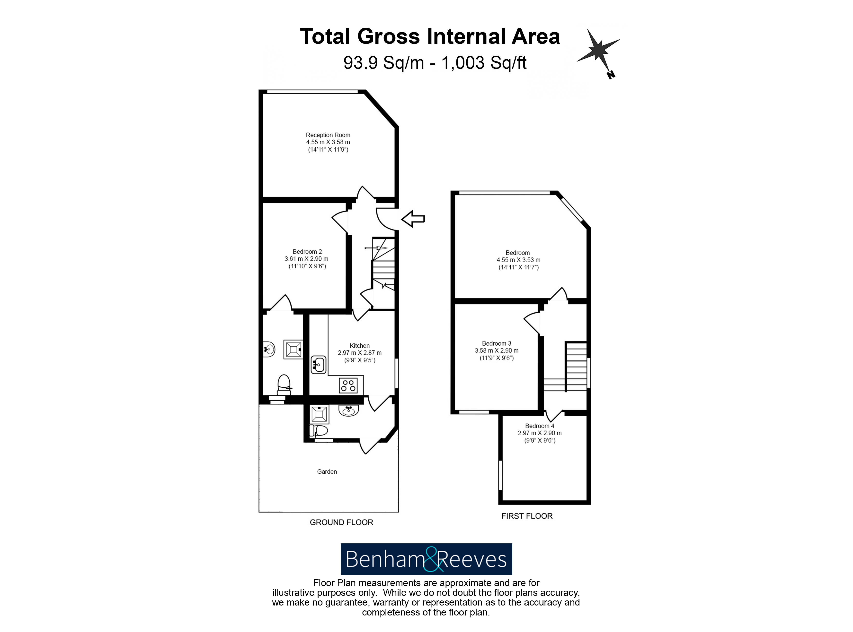 4  bedrooms flat to rent in Station Road, Hounslow TW3-Floorplan