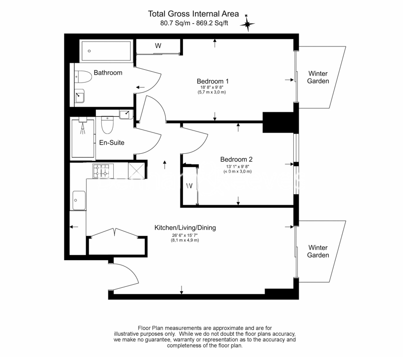 2 bedrooms flat to rent in Bondway, Nine Elms, SW8-Floorplan