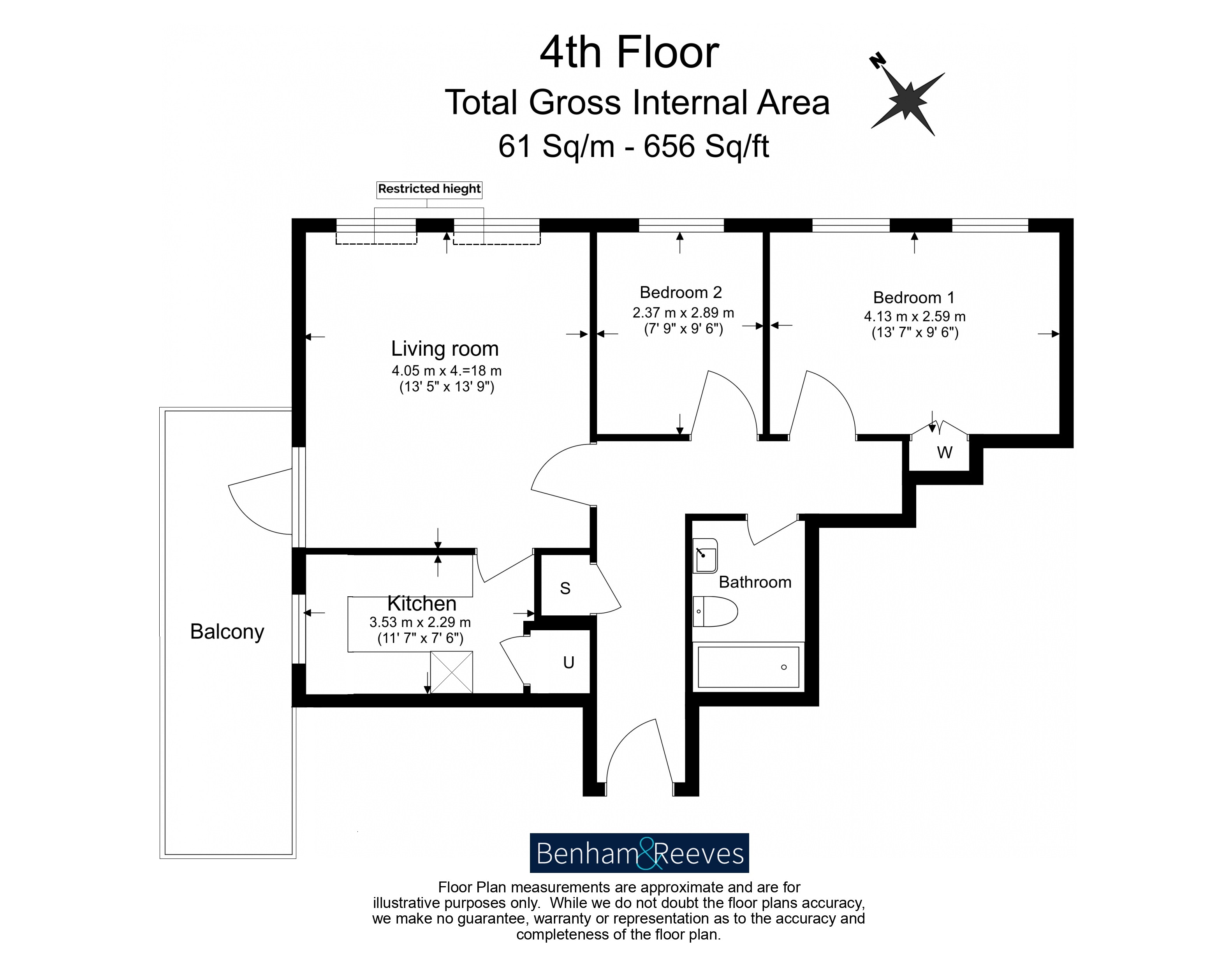 2  bedrooms flat to rent in Netherhall Gardens, Hampstead, NW3-Floorplan
