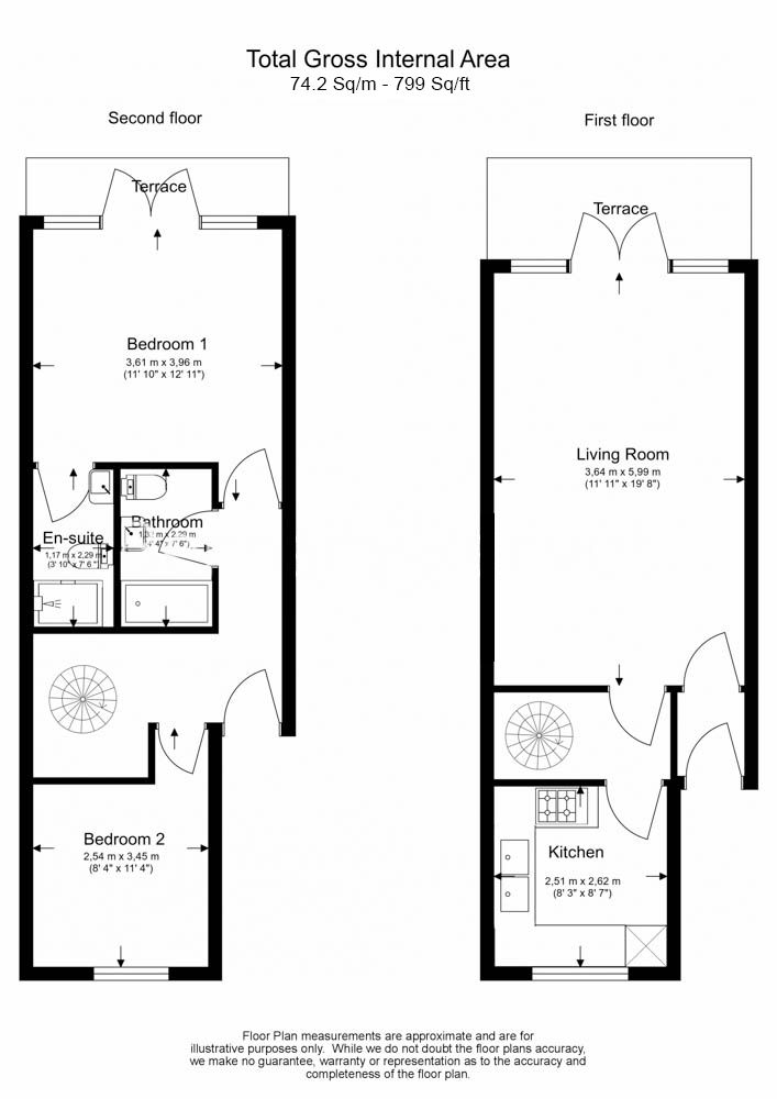 2  bedrooms flat to rent in Parkhill Road, Hampstead, NW3-Floorplan