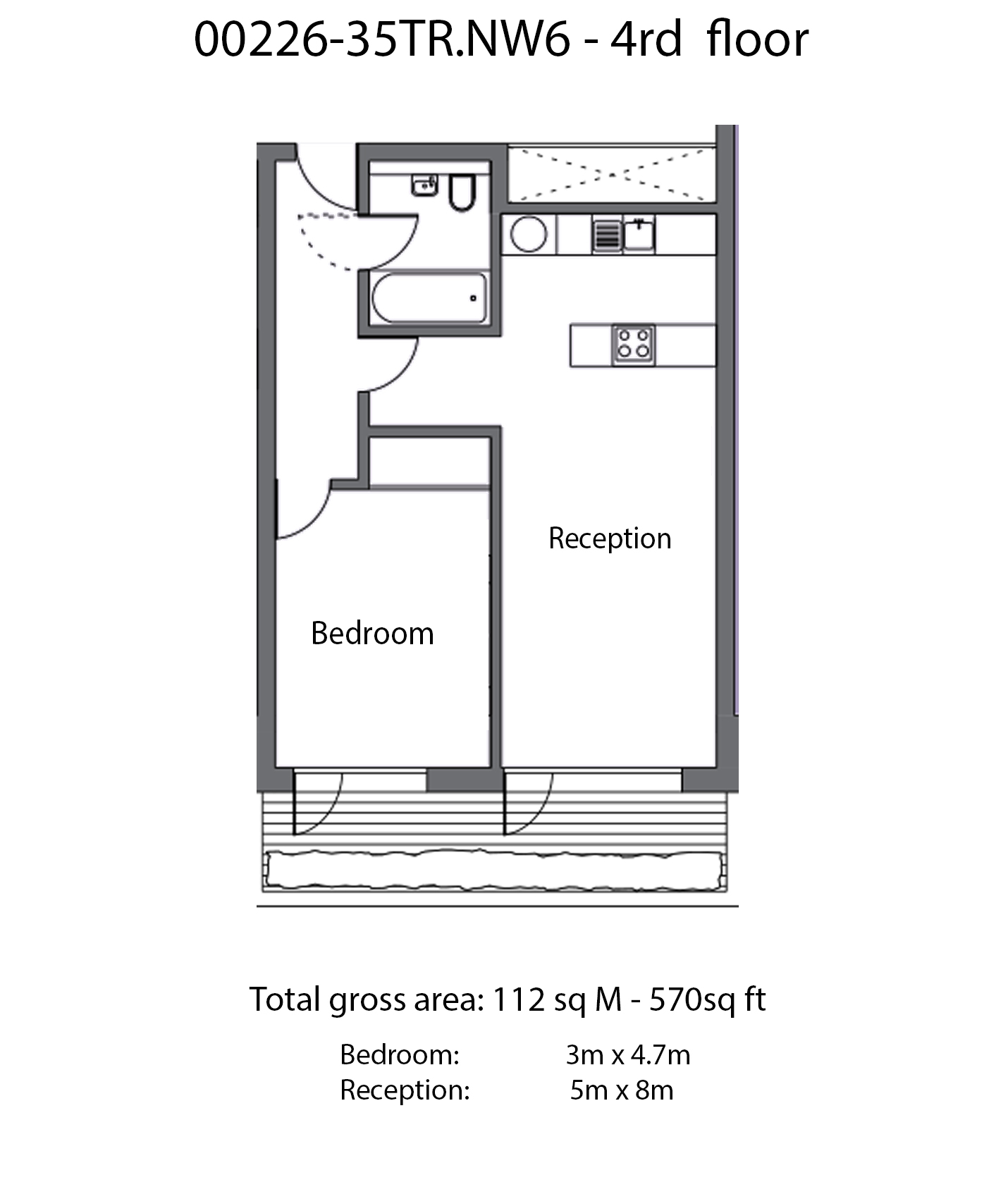 1 bedroom flat to rent in Maygrove Road, West Hampstead, NW6-Floorplan