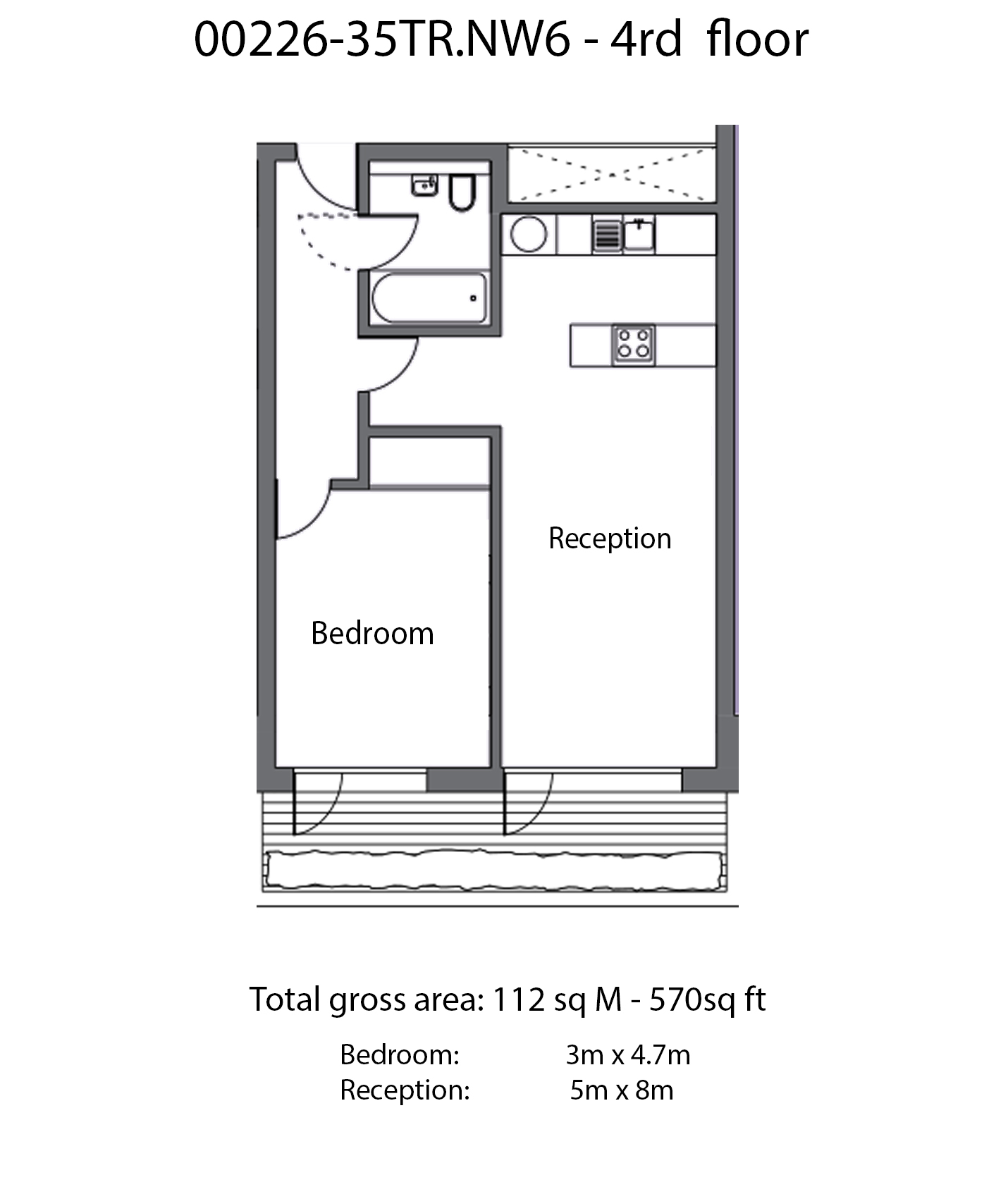 1  bedroom flat to rent in Maygrove Road, West Hampstead, NW6-Floorplan