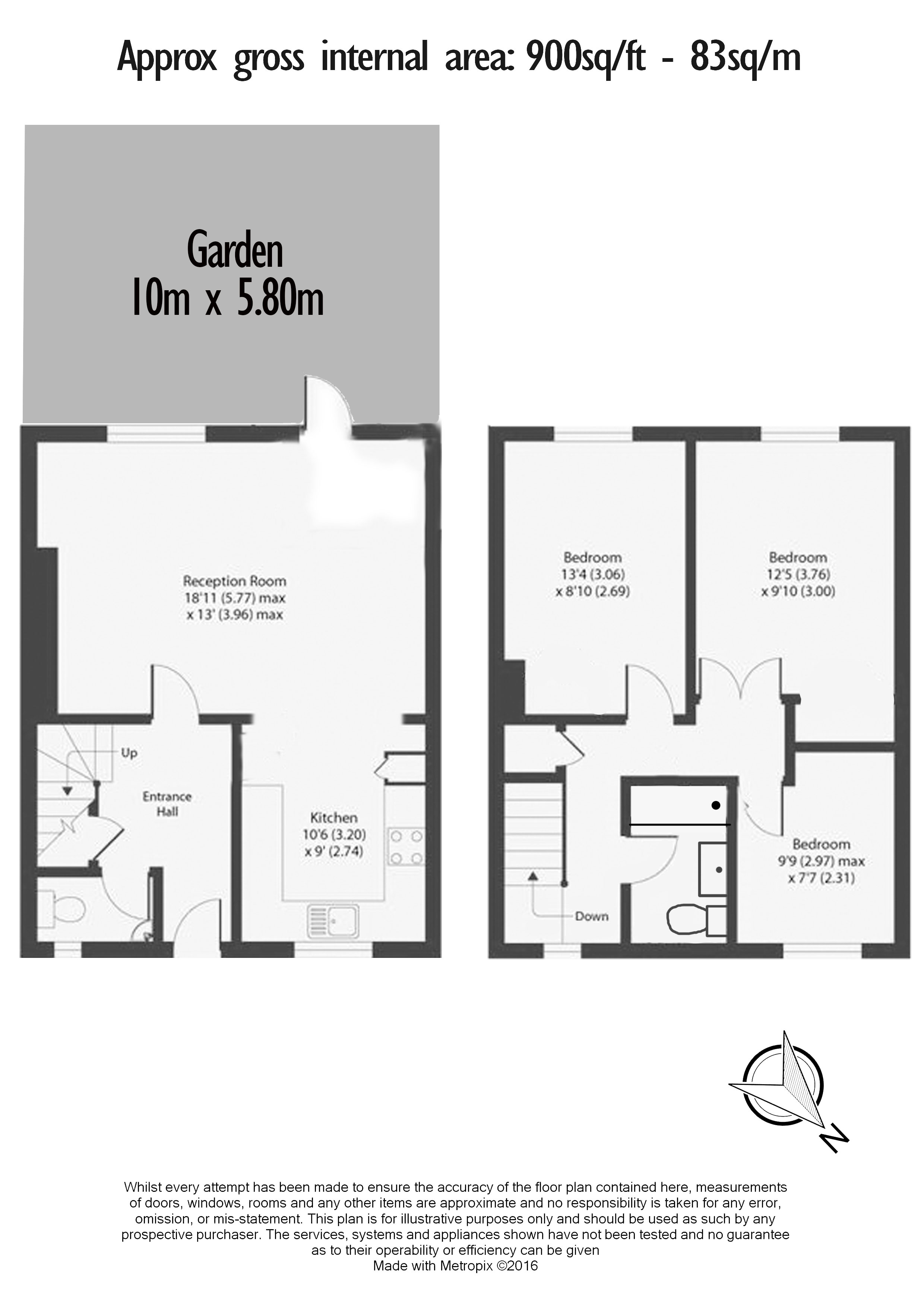 3  bedrooms flat to rent in Charlbert street, St john wood, NW8-Floorplan