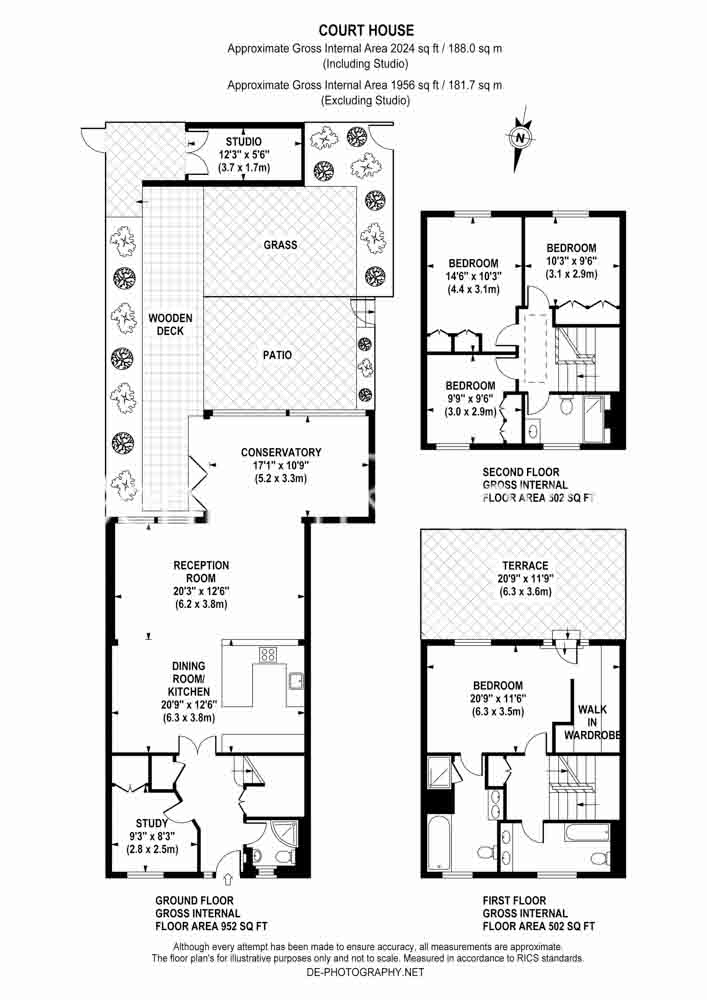 4 bedrooms house to rent in Court Close, St Johns Wood, NW8-Floorplan