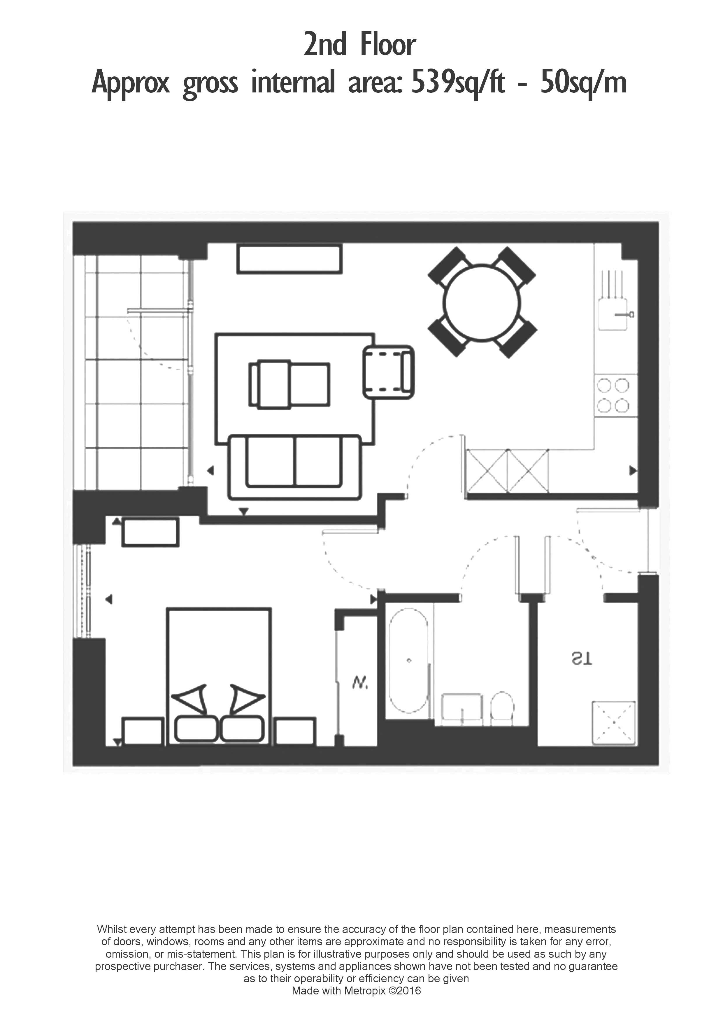 1  bedroom flat to rent in Inglis Way, Hampstead, NW7-Floorplan