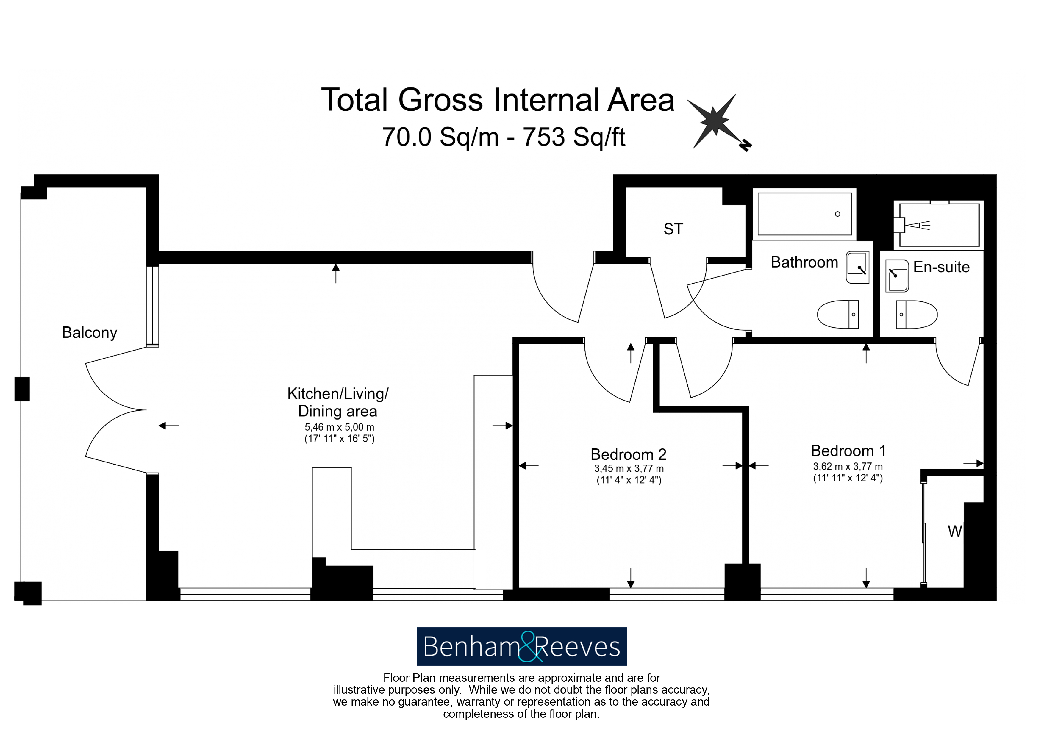 2  bedrooms flat to rent in Regency House, North West Quarter, NW6-Floorplan