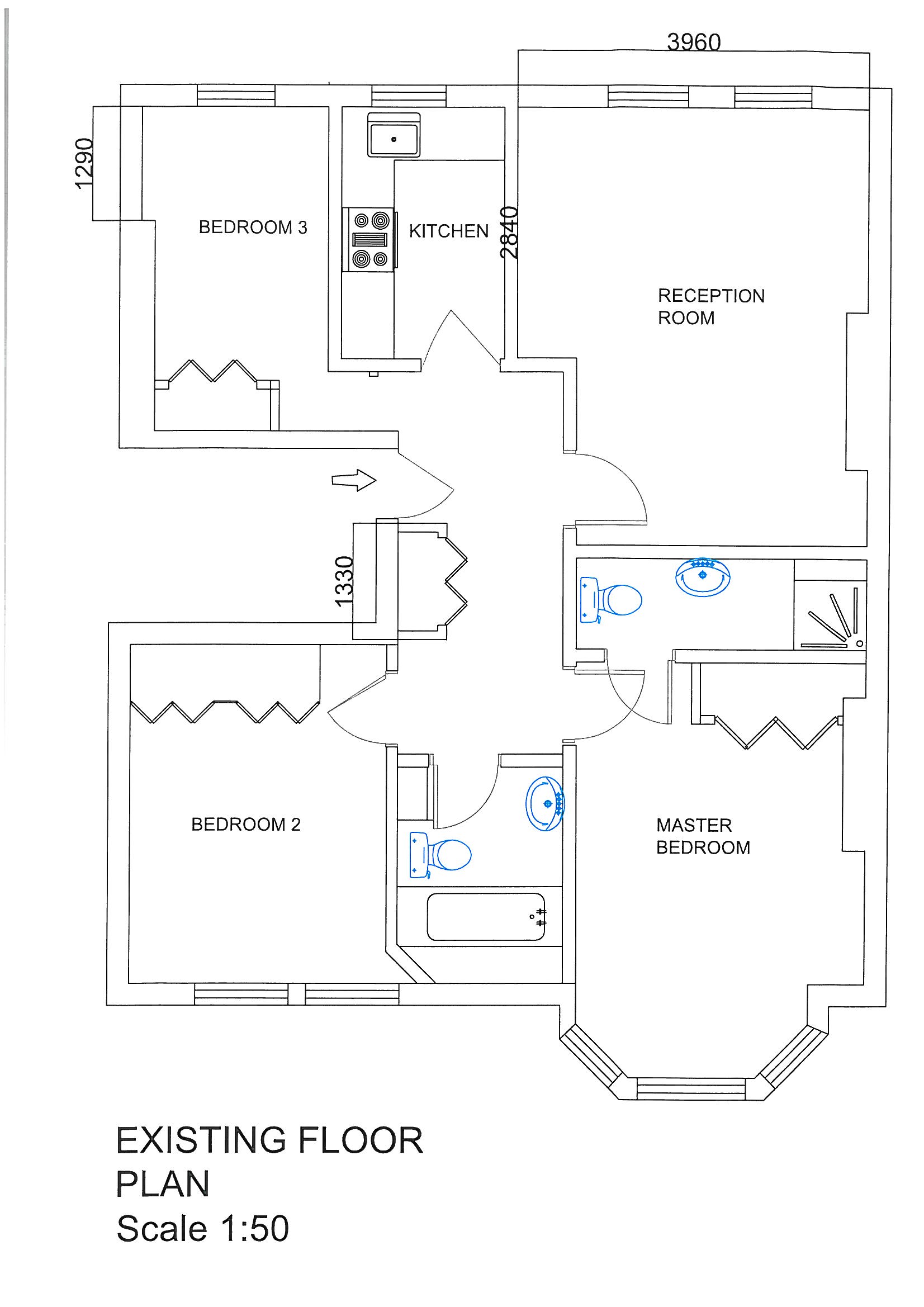 3 bedrooms flat to rent in Goldhurst Terrace, South Hampstead, NW6-Floorplan