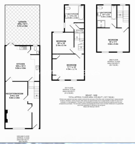 3 bedrooms house to rent in St John's Wood Terrace, St John's Wood, NW8-Floorplan
