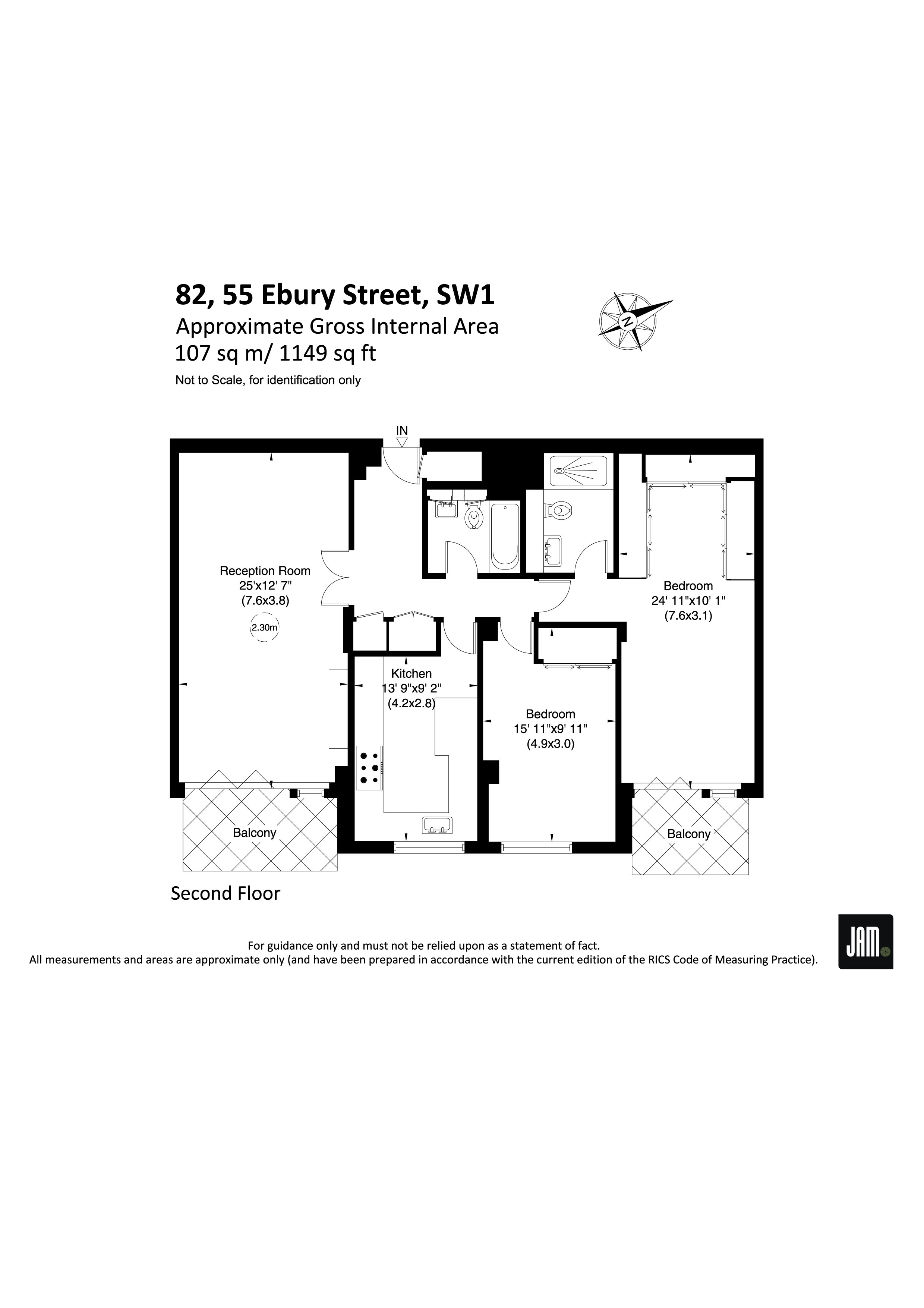 2  bedrooms flat to rent in 55 Ebury Street, Belgravia, SW1W-Floorplan