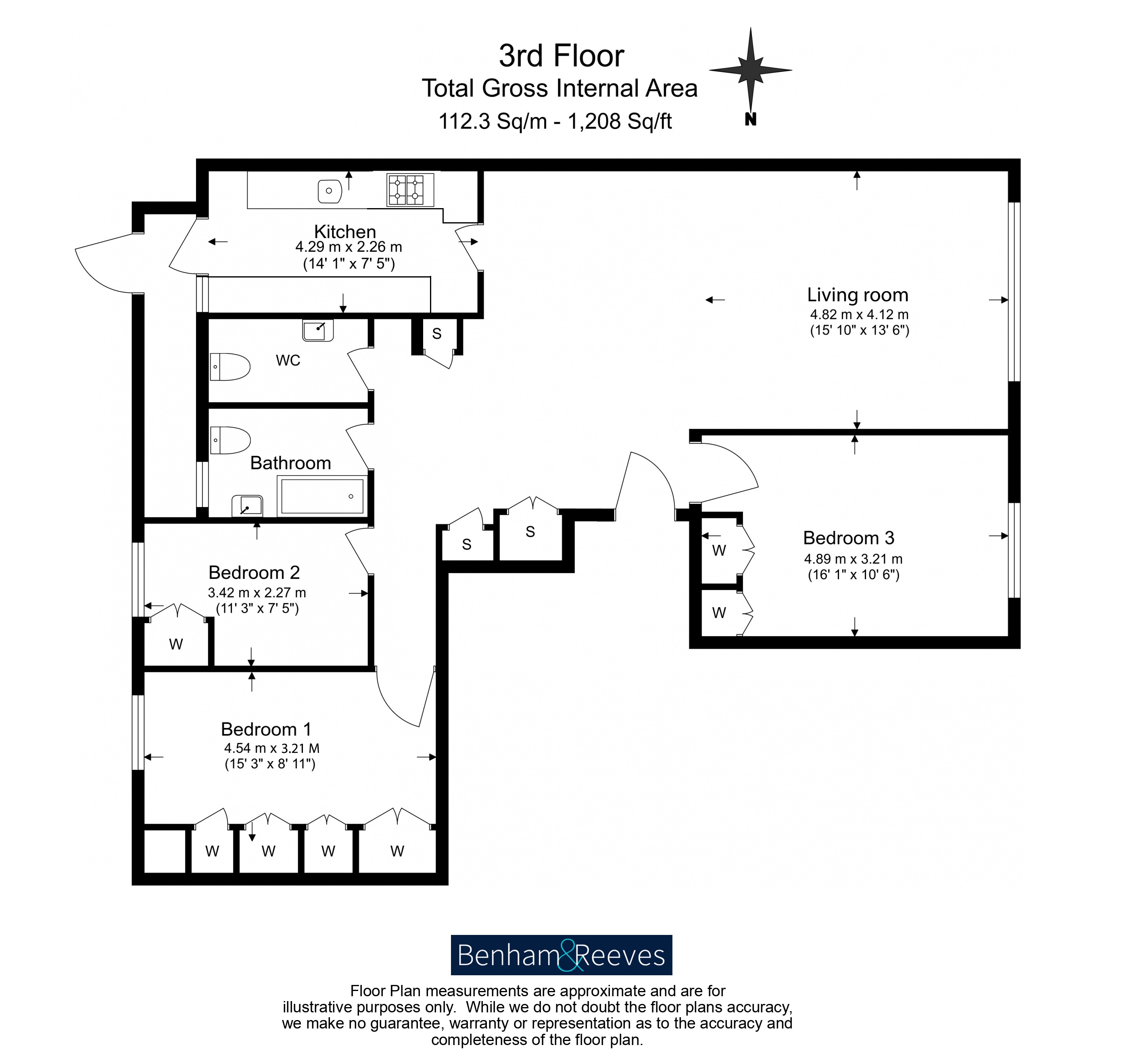 1  bedroom flat to rent in Montrose Court, Princes Gate, SW7-Floorplan