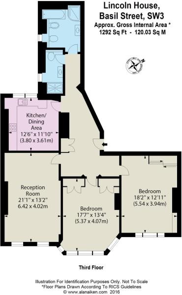 2  bedrooms flat to rent in Lincoln House, Knightsbridge SW3-Floorplan