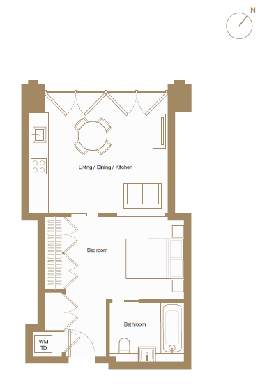 Studio  for sale in Victoria Street, Victoria, SW1H-Floorplan