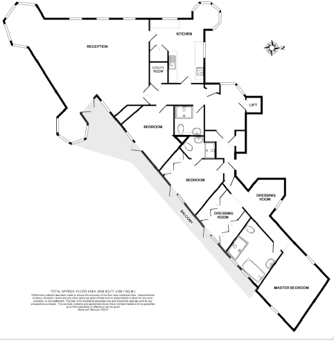 3 bedrooms  for sale in Tarnbrook Court, Belgravia, SW1W-Floorplan