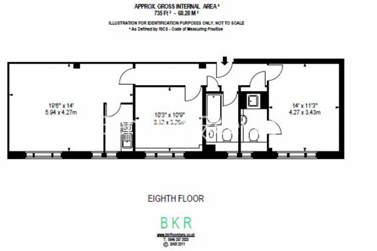 2 bedroom(s) flat to rent in Hill Street, Mayfair, W1J-Floorplan