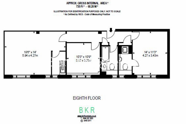 2 bedrooms flat to rent in Hill Street, Mayfair, W1J-Floorplan